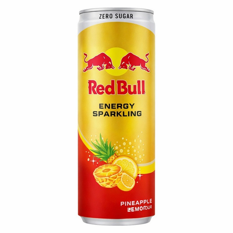 RED BULL PINEAPPLE LEMON FLAVOUR ZERO SUGAR 250ML